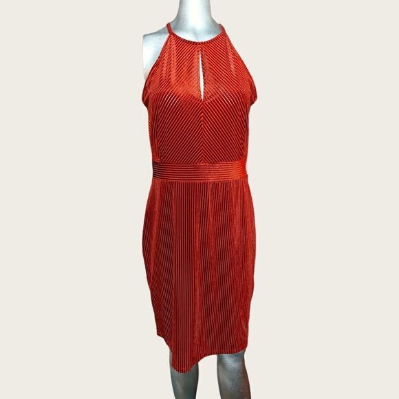 Dynamite Midi Dress – Autumn Burnt Orange/Red 🍂✨👗 - Picture 10 of 10